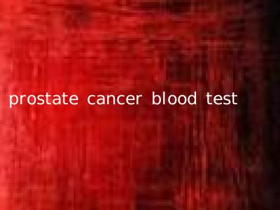 prostate cancer blood test