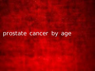 prostate cancer by age