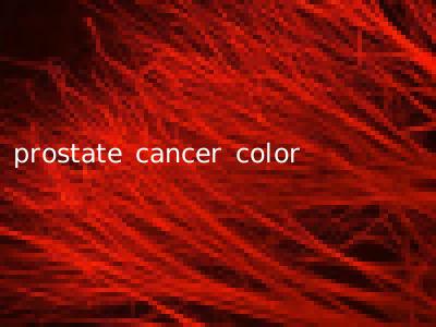 prostate cancer color