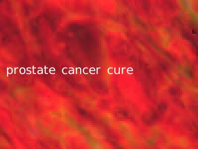 prostate cancer cure