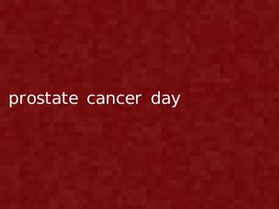 prostate cancer day
