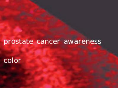 prostate cancer awareness color
