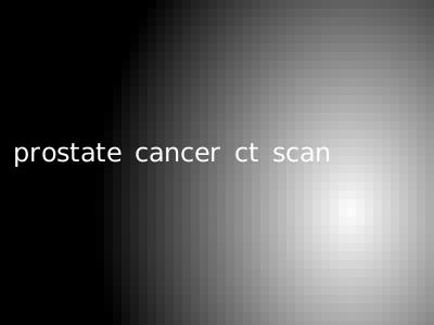 prostate cancer ct scan