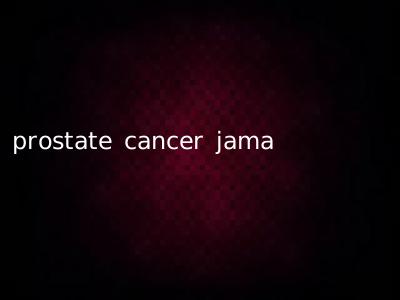 prostate cancer jama