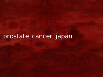 prostate cancer japan