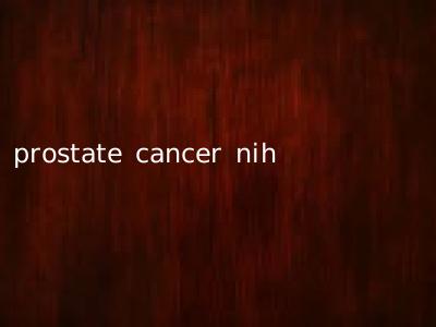 prostate cancer nih