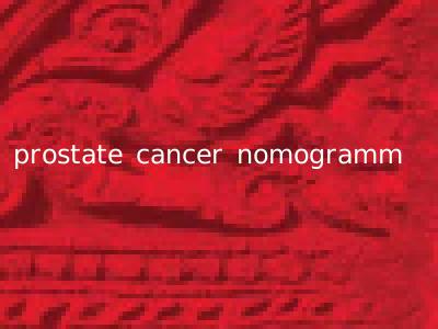 prostate cancer nomogramm