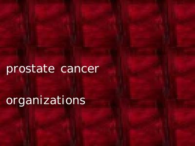 prostate cancer organizations